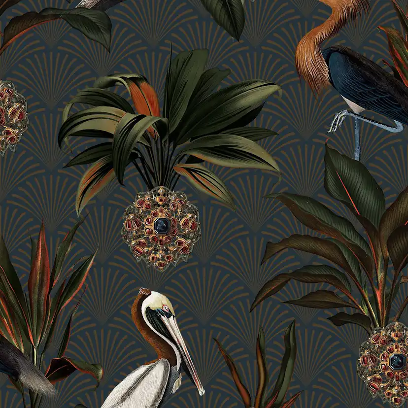 Tapet Boråstapeter Sapphire Birds 2279