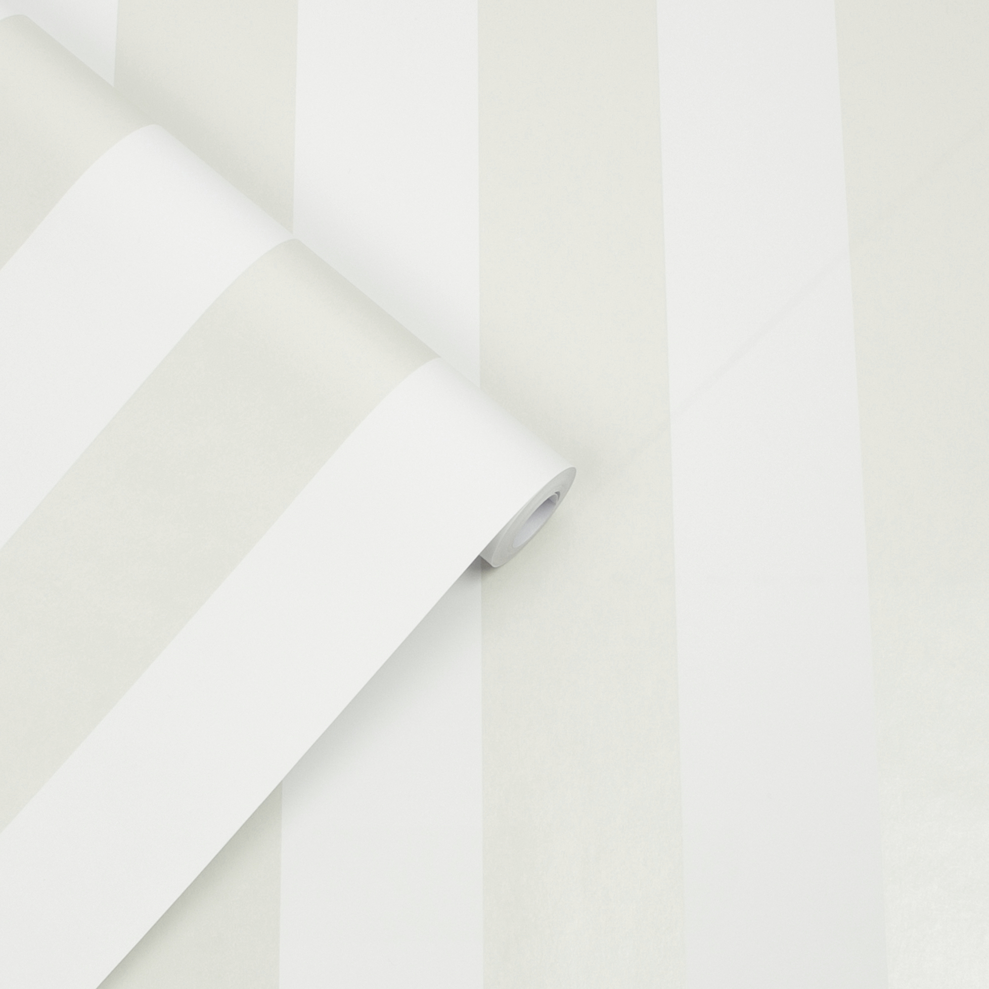 Tapet Laura Ashley Lille Pearlescent Streifen Vit