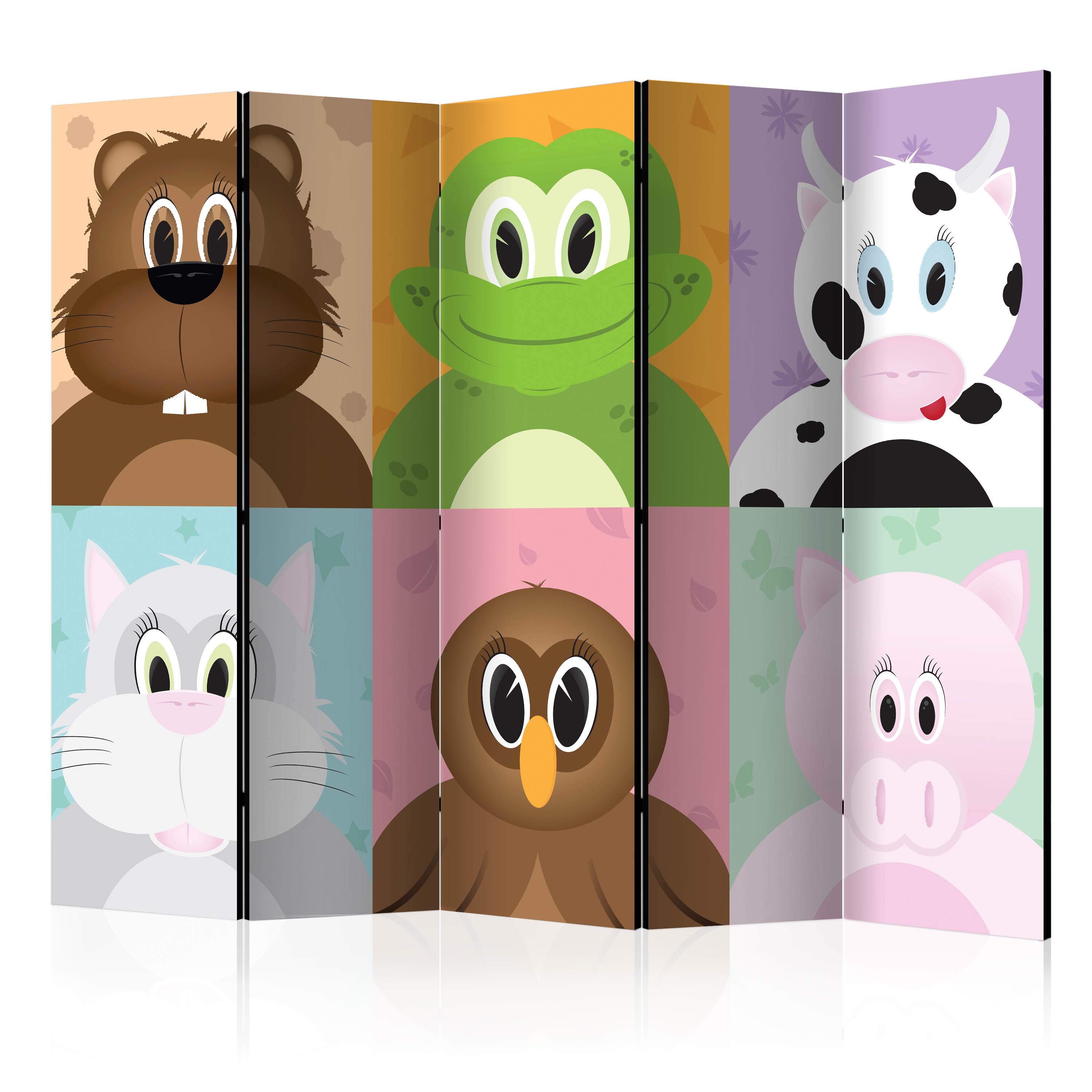 Rumsavdelare Arkiio Cheerful Animals II 225x172 cm
