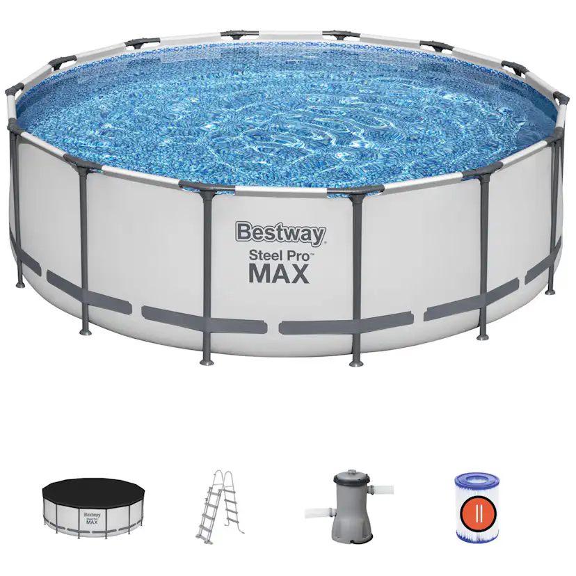Poolpaket Bestway Steel Pro Max Ø4,27 m ClickConnect