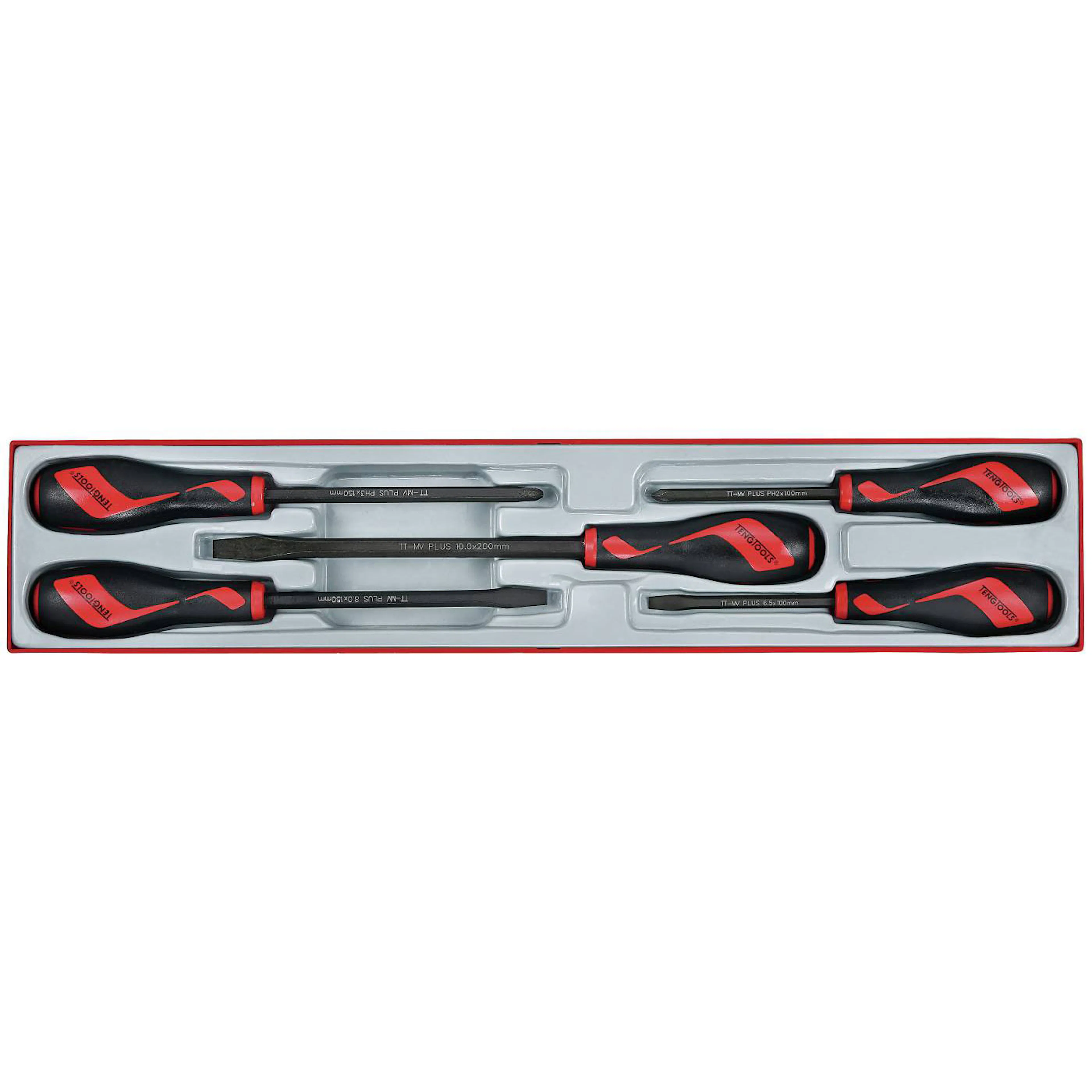 Skruvmejselsats 5-delar Teng Tools TTXMDTN