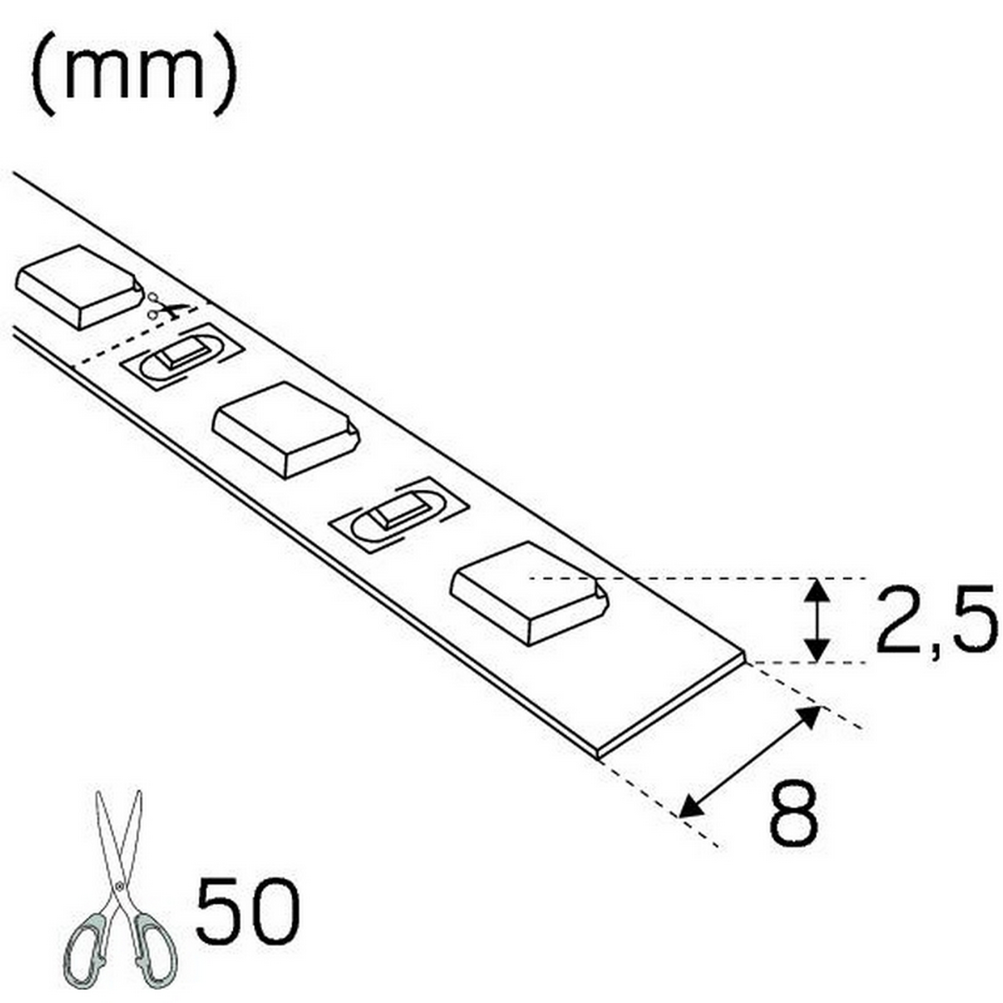 LED-Strip Hide-a-lite Flexibel R 12V LP