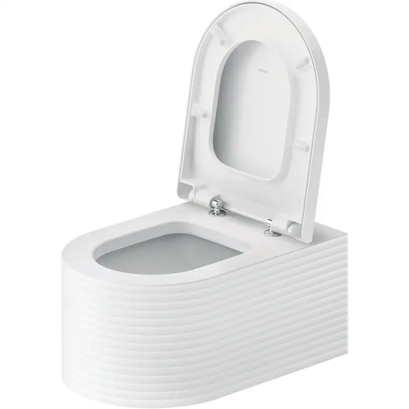 Vägghängd Toalettstol Duravit Millio Grooves