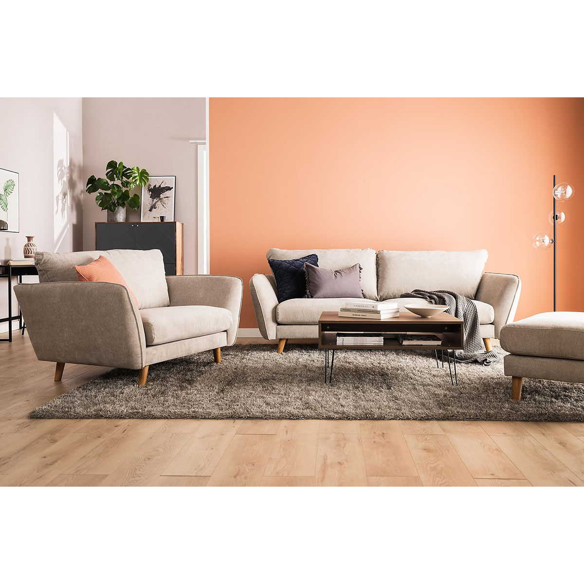 3-sitssoffa Scandinavian Choice Trend Lyx med Divan