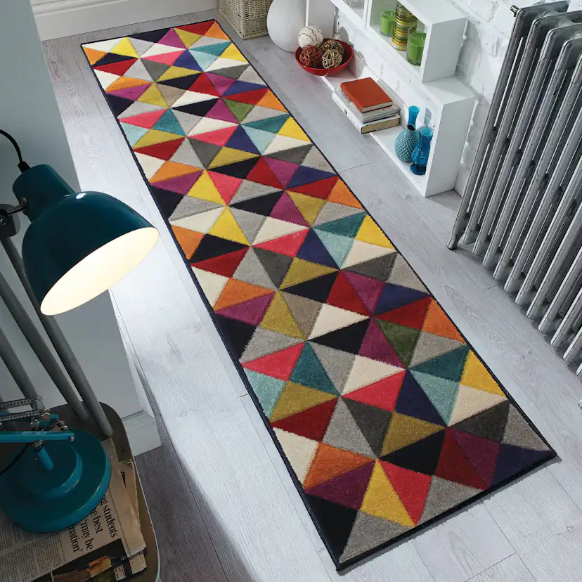 Friezematta Flair Rugs Samba Flerfärgad 66x230