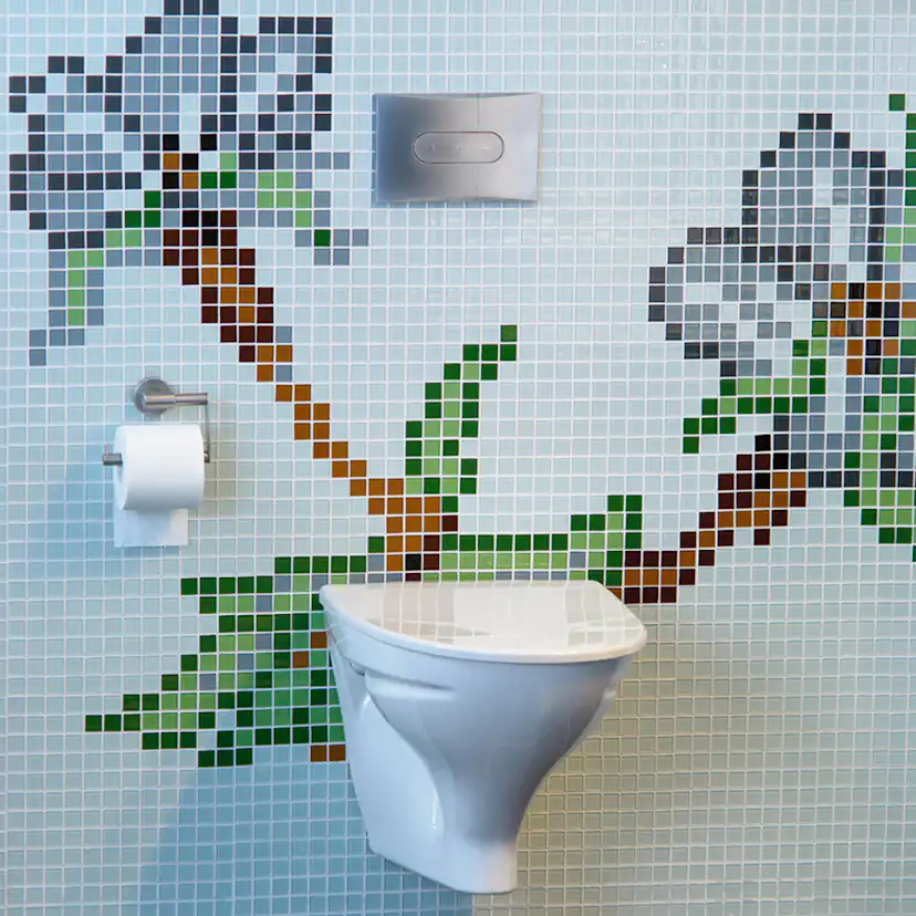 Sign WC-skål 6875 vit f Inbyggnadscistern mjuksits Vit mjuksits
