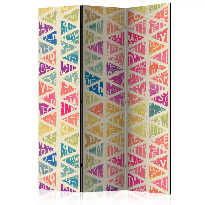 Rumsavdelare Arkiio Letters Nad Triangles 135x172 cm