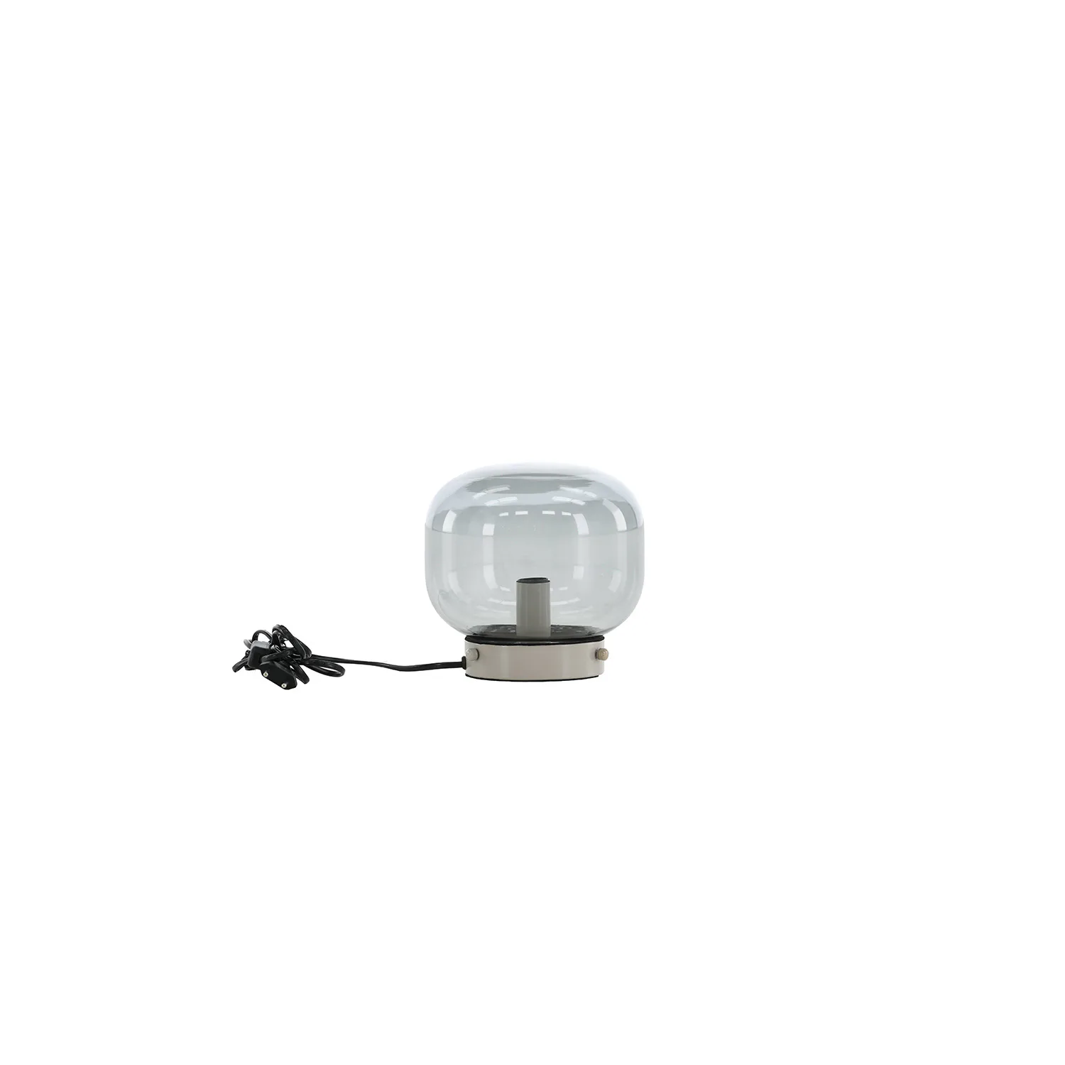 Bollonelie -Table Lamp - Beige/Black smokey Glass Beige/Svart