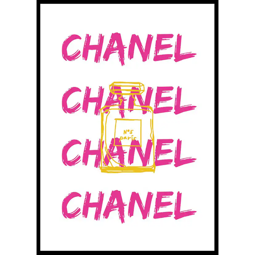 Poster Gallerix Chanel In Pink