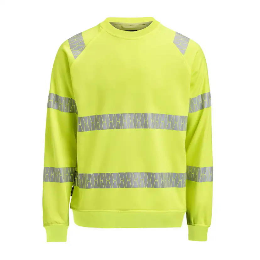 Sweatshirt Jobman Varsel HV Gul