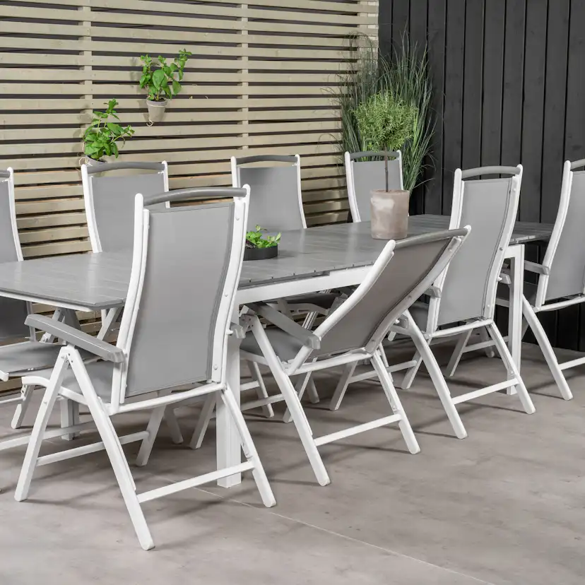Matgrupp Venture Home Lova 224/324 med 8 Albany Stolar