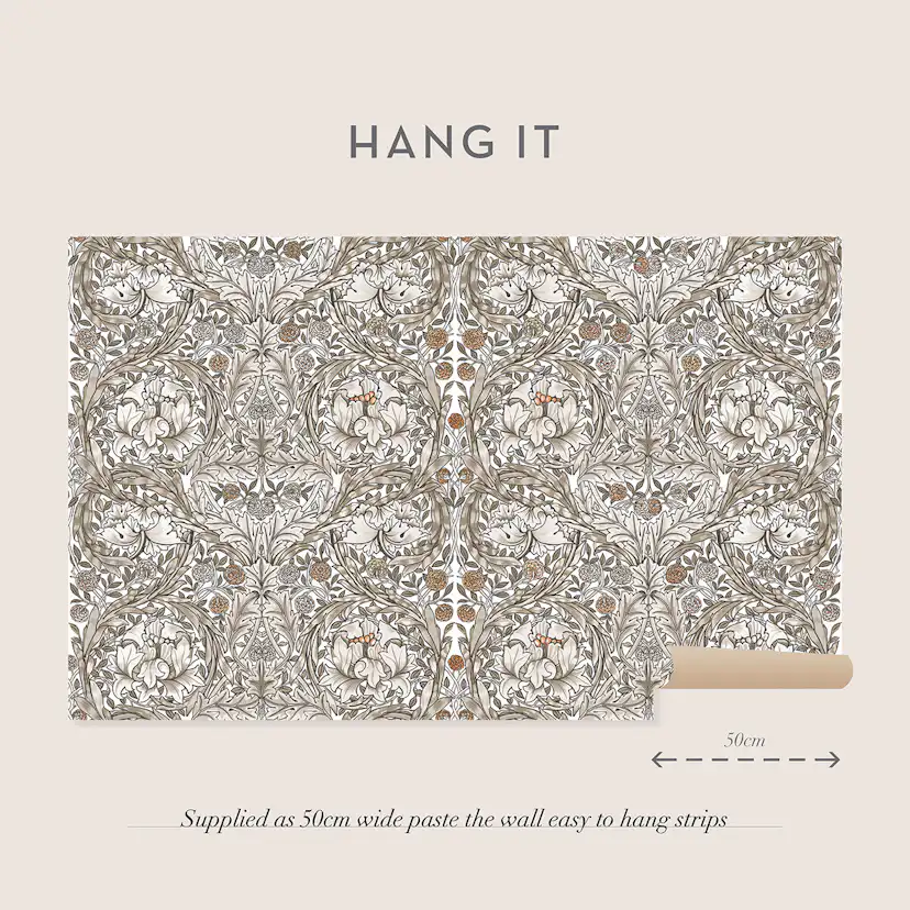 Fototapet William Morris At Home African Marigold Neutral