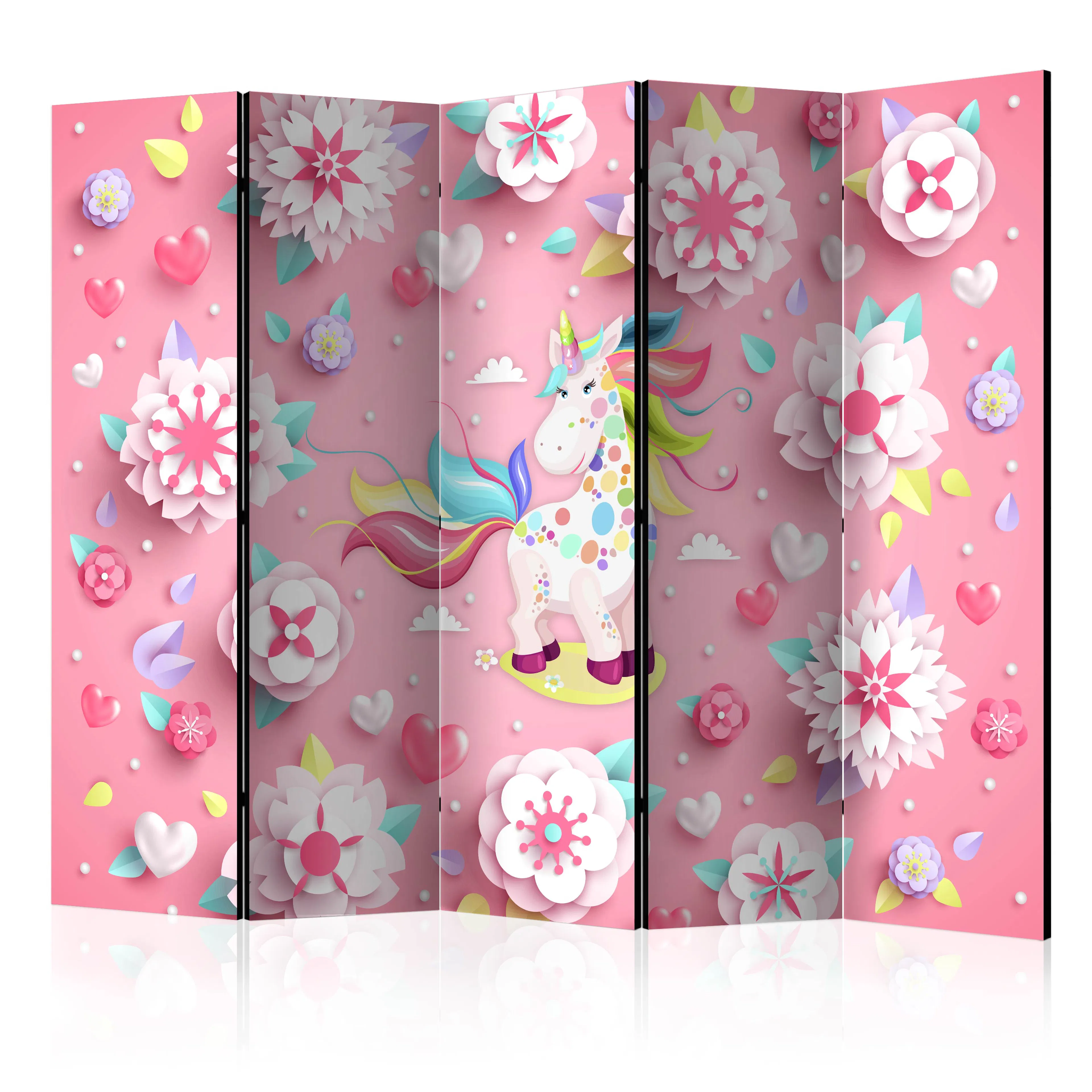 Rumsavdelare Arkiio Unicorn on Flowerbed II 225x172 cm