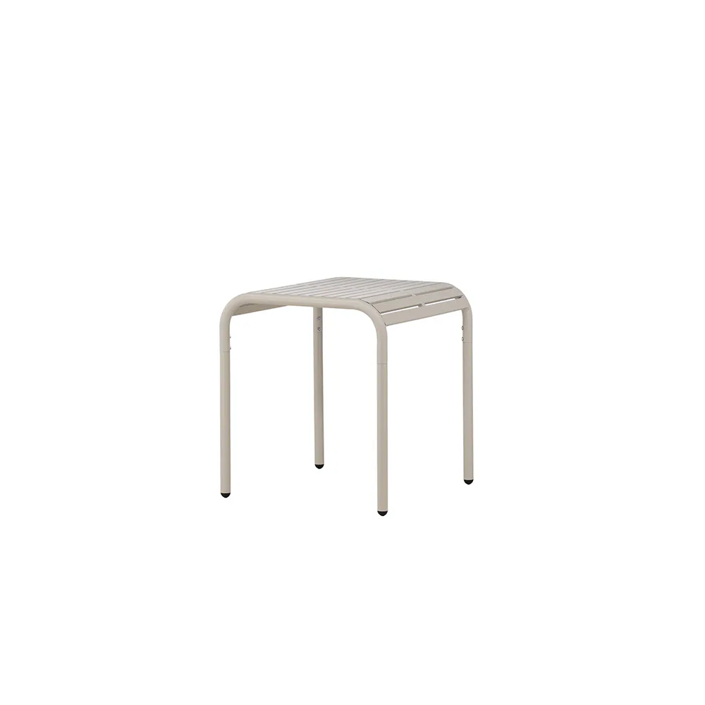 Borneo Cafetable Aluminium - Beige / Kvadrat 70*70* Beige