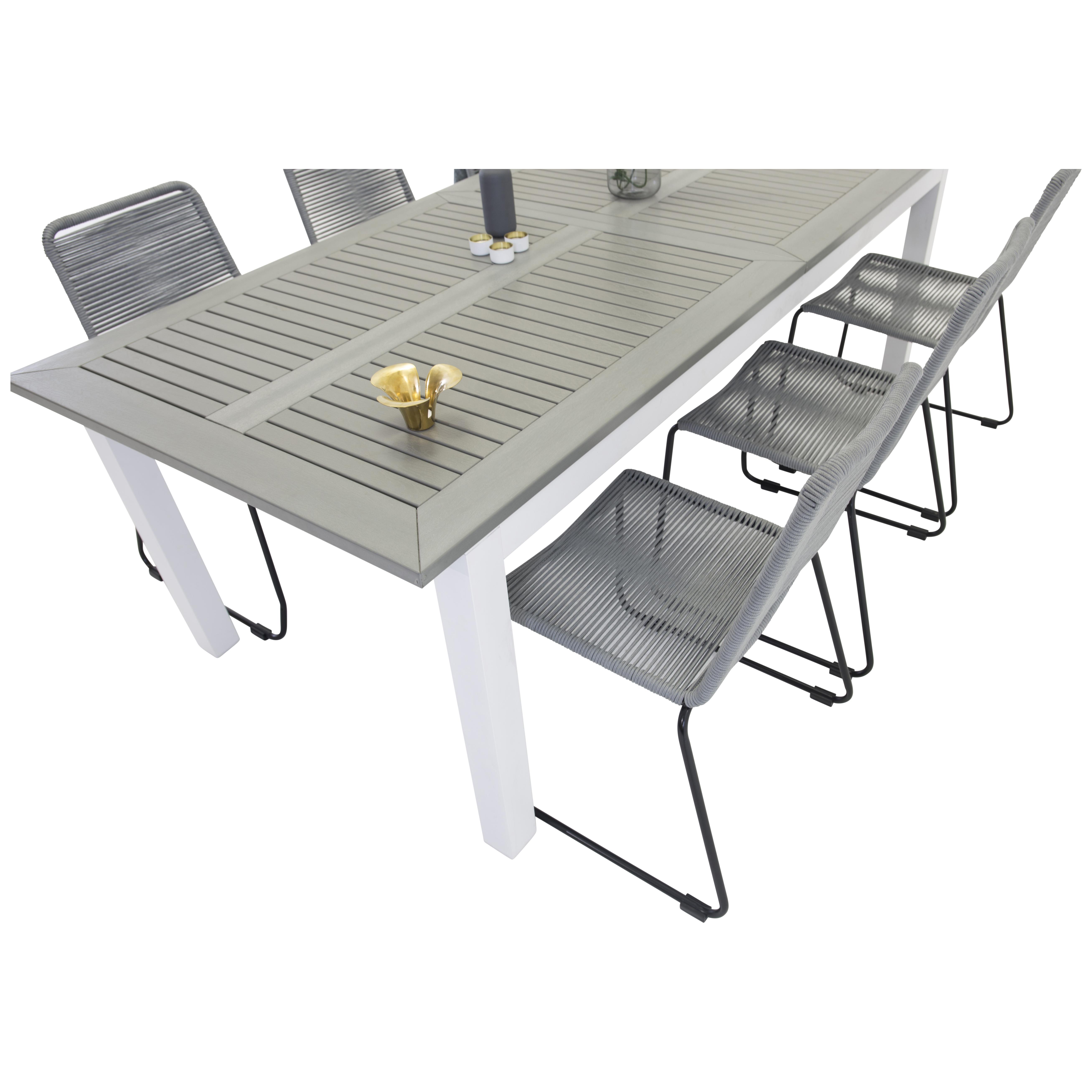 Matgrupp Venture Home Aleyna 224/324 med 6 Leon Stolar