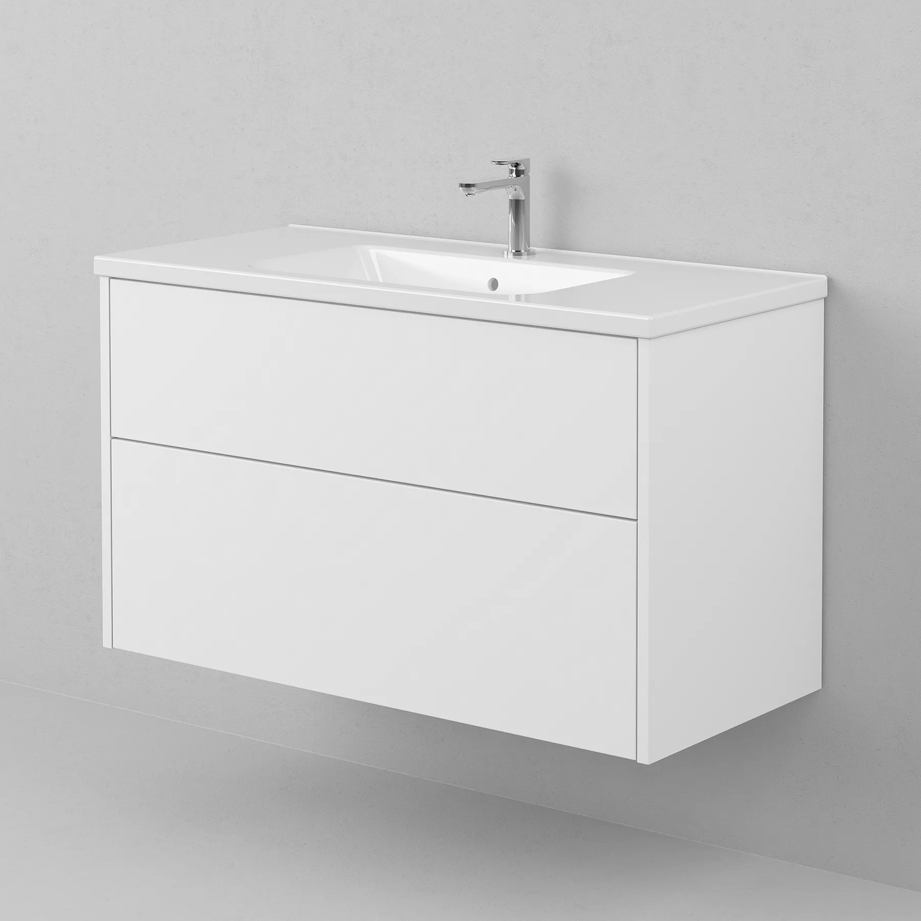 Kommod GRAND Solid 100 Bredd: 1000 mm, Premium White