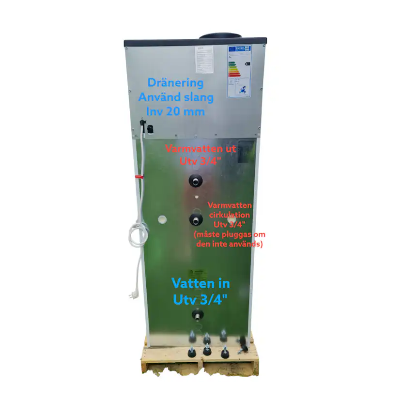Värmepumpsberedare Indol EH260BV4R2