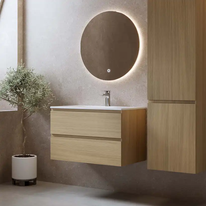 Tvättställsskåp Bathlife Eufori Ljus Ek