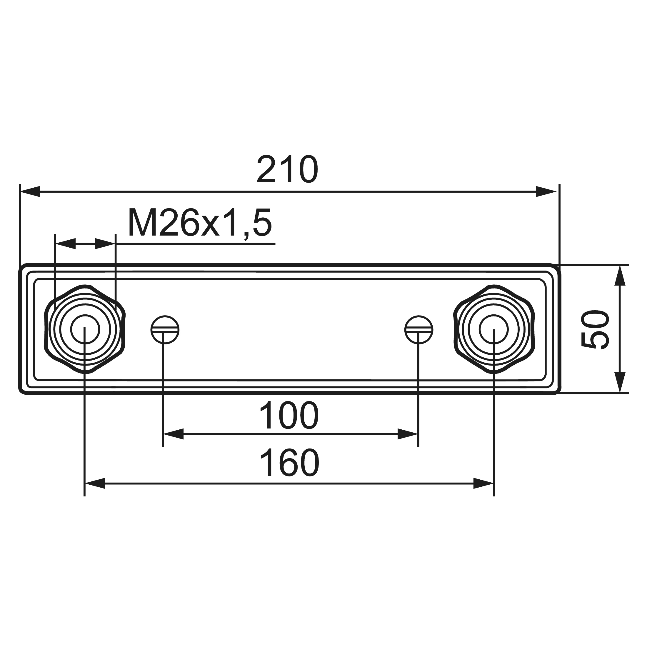 Blandarfäste Mora PEX 160cc
