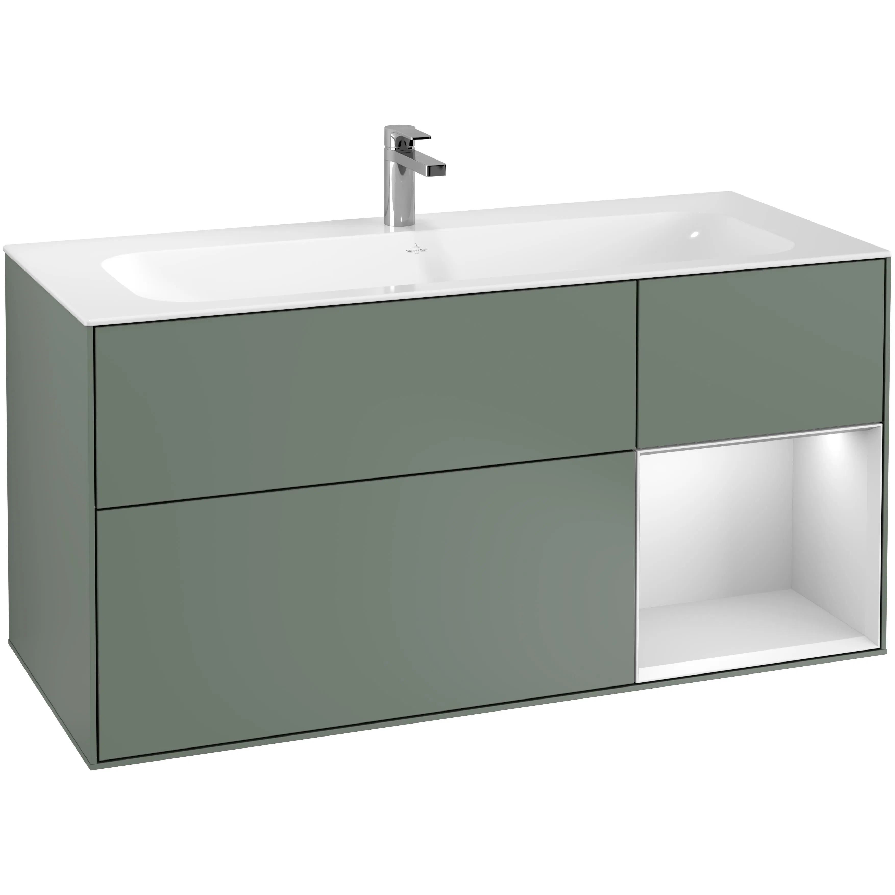 Tvättställsskåp Villeroy & Boch Finion med 3 Lådor och Hylla för Inbyggt Tvättställ