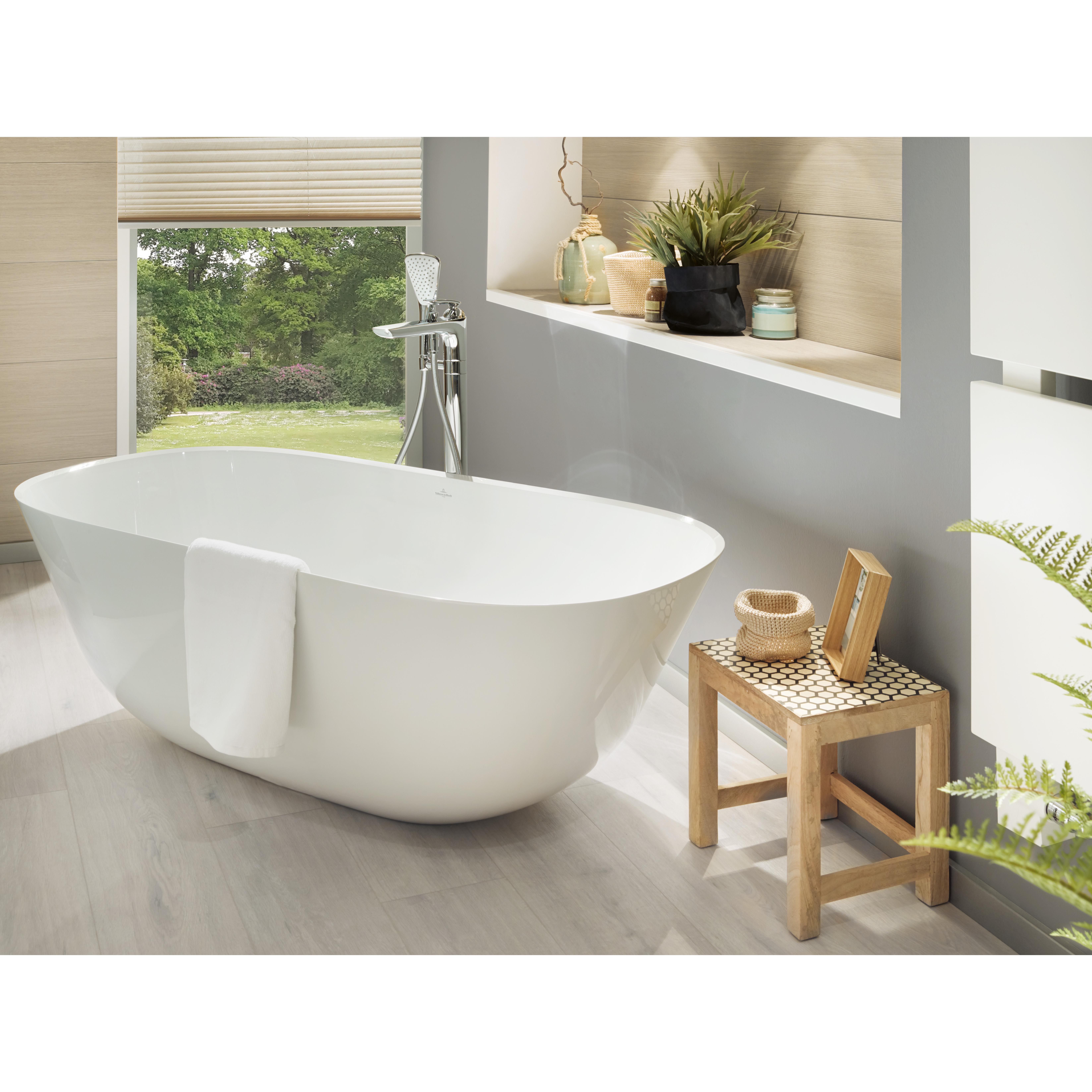 Badkar Villeroy & Boch Theano UBQ155ANH7F200V-01 Vit Alpin, L: 1550 mm