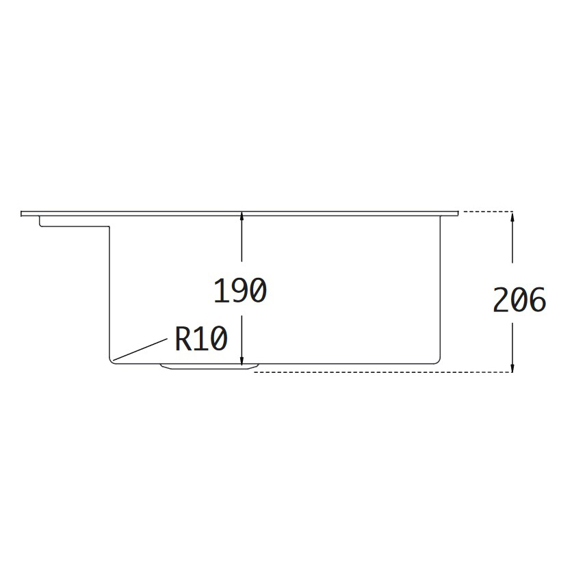 Diskho Lavabo Jupiter 60 Mattsvart/Krom Mattsvart/Krom