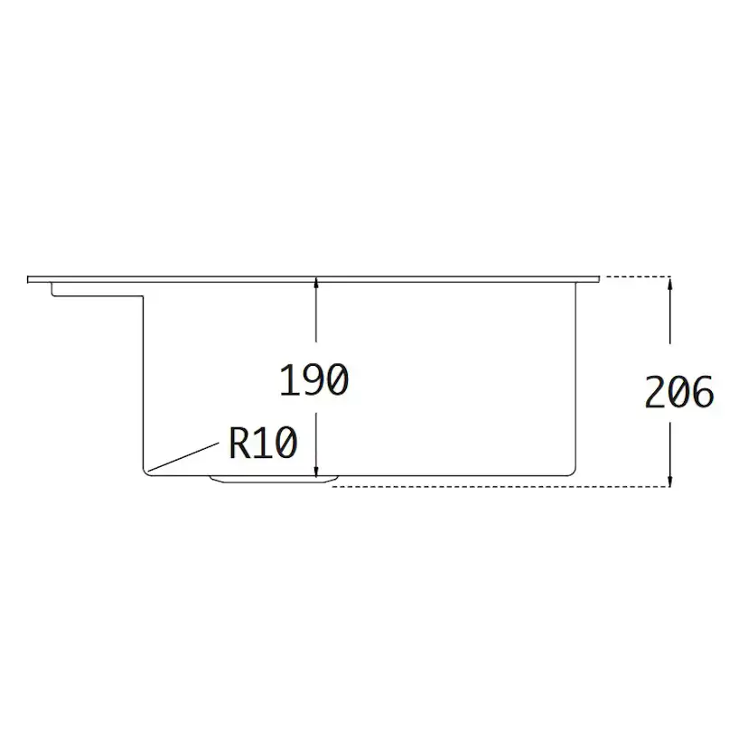 Diskho Lavabo Jupiter 60 Mattsvart/Krom Mattsvart/Krom
