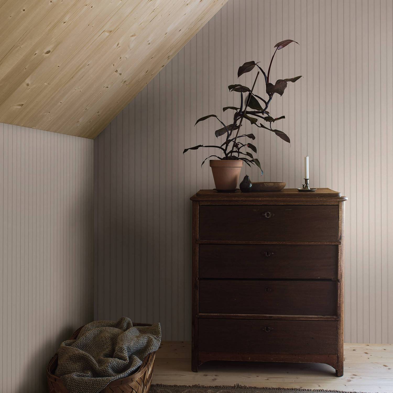 Tapet Boråstapeter Woodland Stripe 4717
