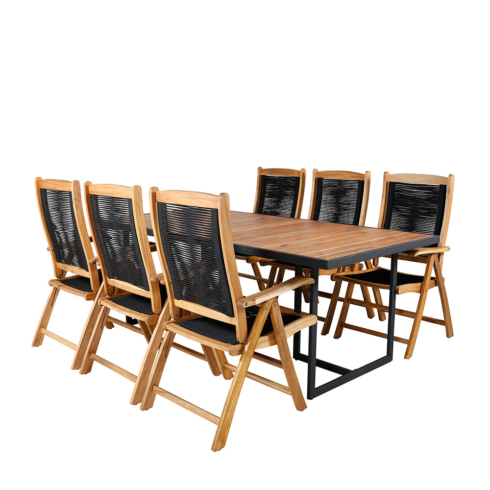 Matgrupp Venture Home King med 6 Peder Matstolar