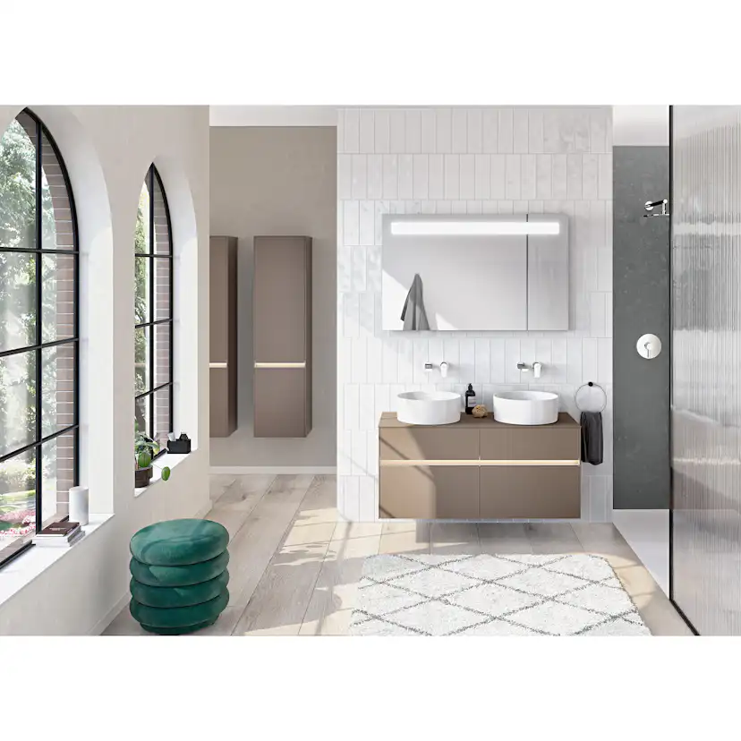 Tvättställ villeroy & Boch Collaro 4A184001 Vit Alpin, för Väggmonterad blandare