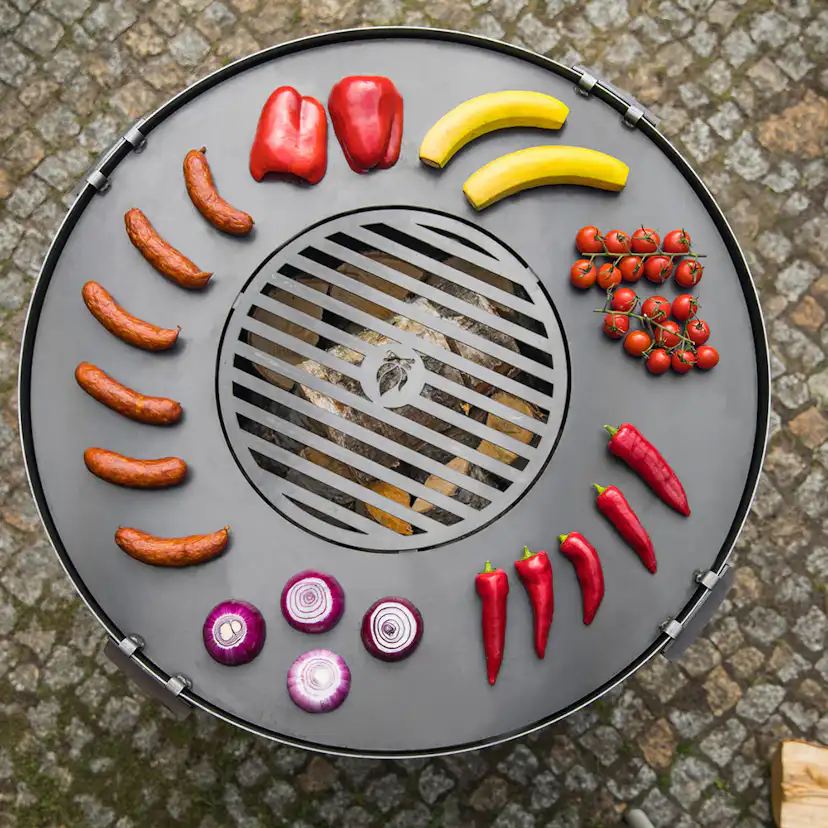 Grillplatta gop CookKing i Råstål Ø82 cm till Grill & Eldfat