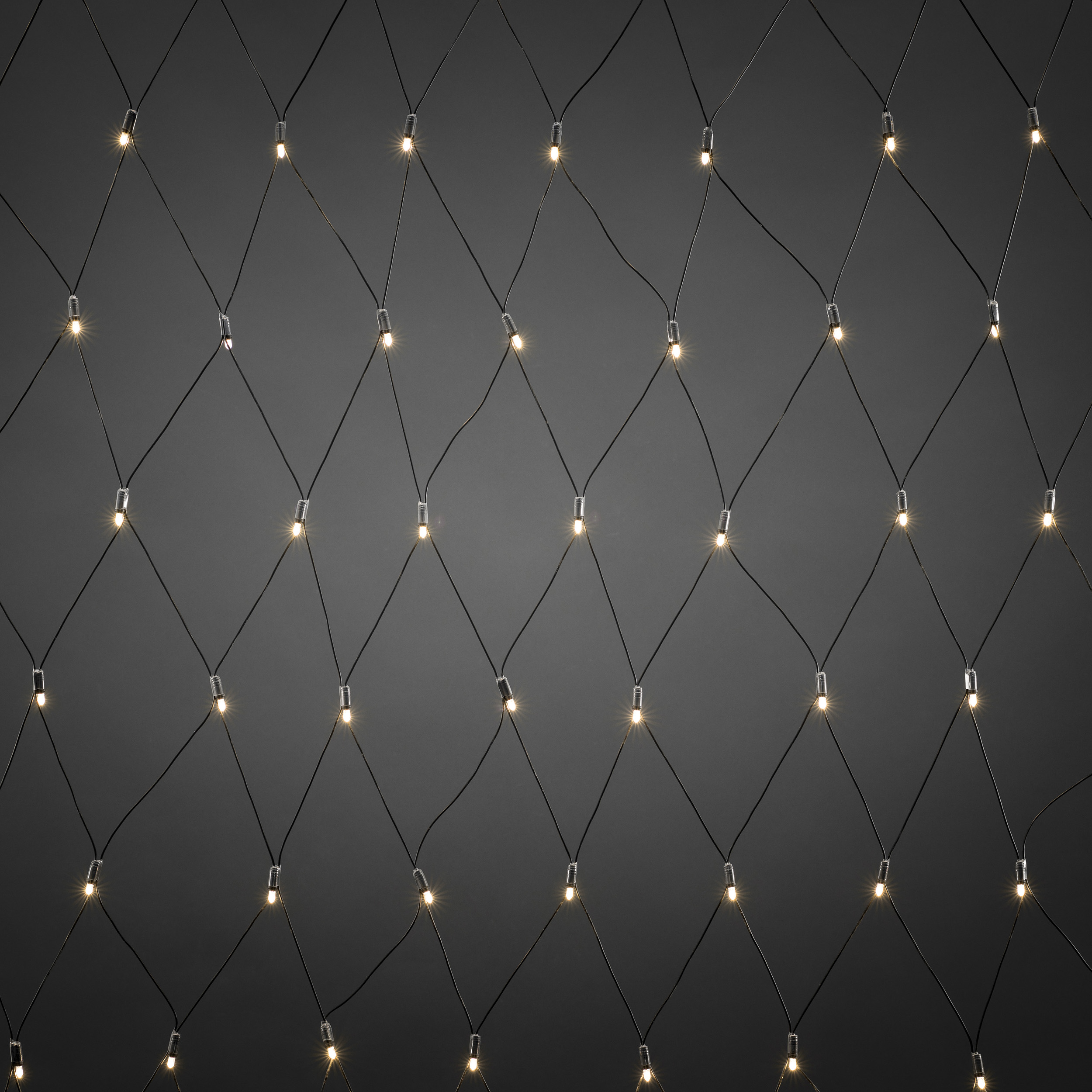 Startset nät 104 LED Varmvit/Svart
