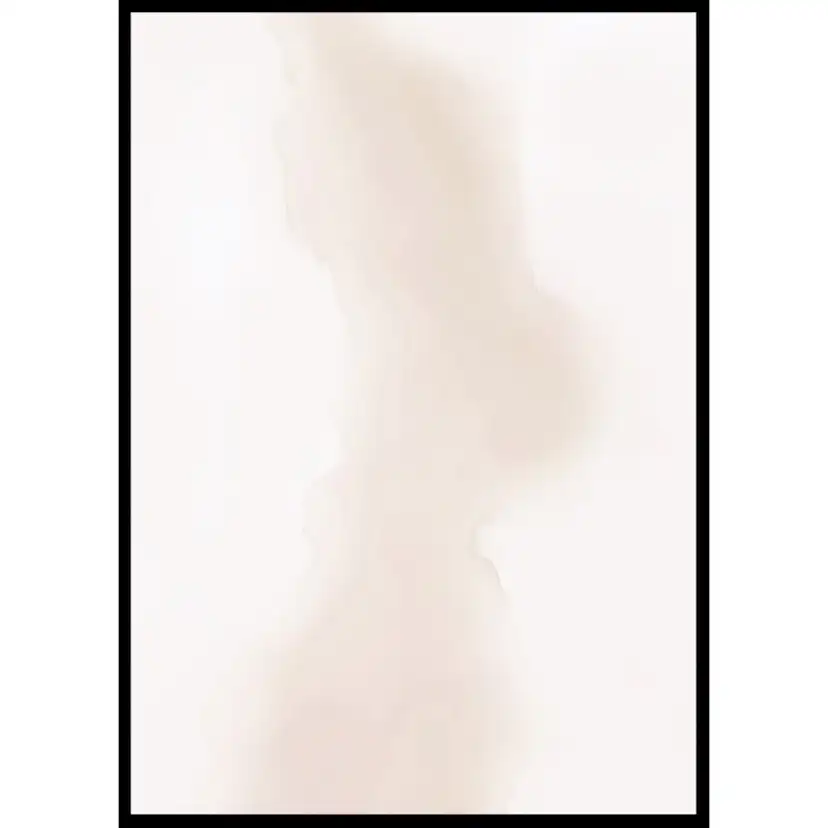 Poster Gallerix Watercolor Faded Brown No1