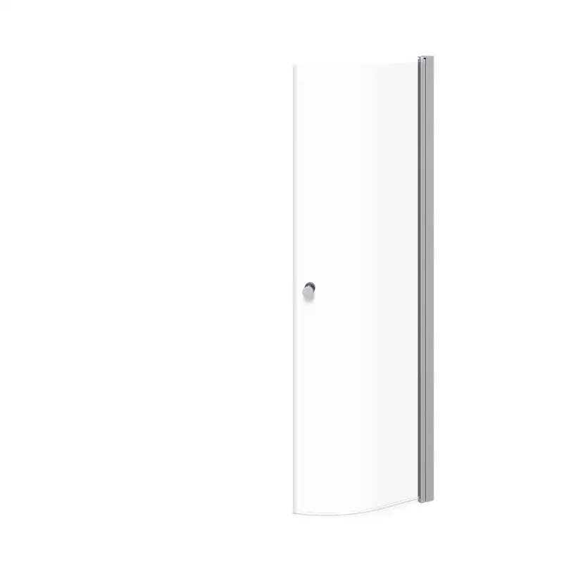 Match halvrund slagdörr 200x80 cm Klarglas, 800 mm