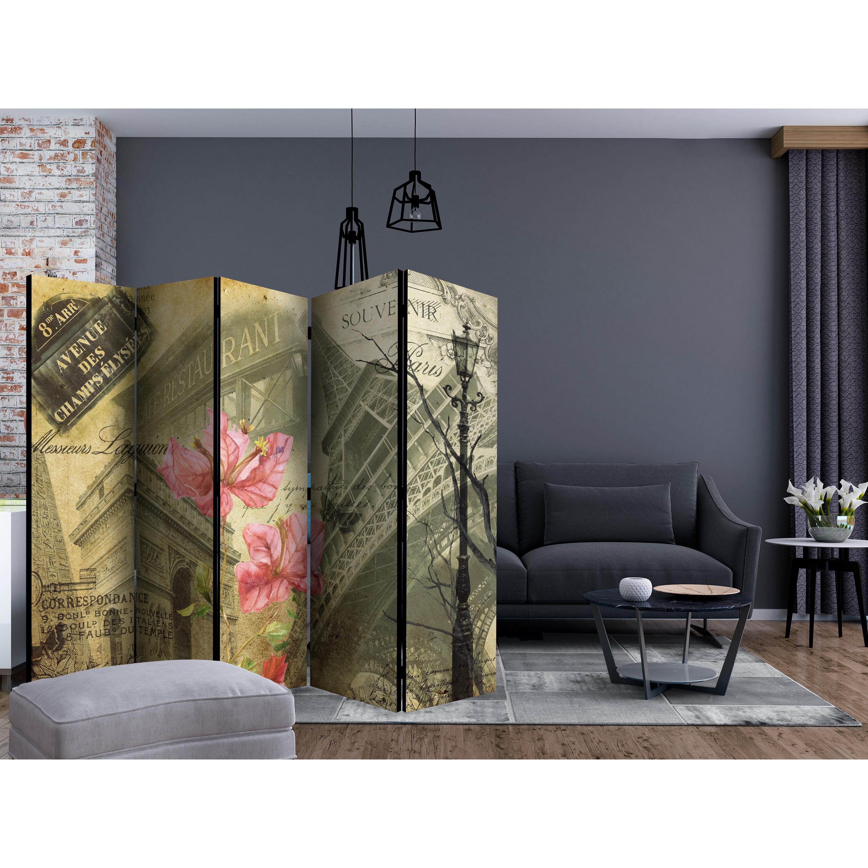 Rumsavdelare Arkiio Bonjour Paris II 225x172 cm