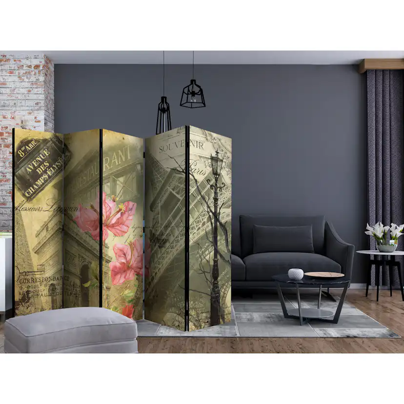 Rumsavdelare Arkiio Bonjour Paris II 225x172 cm