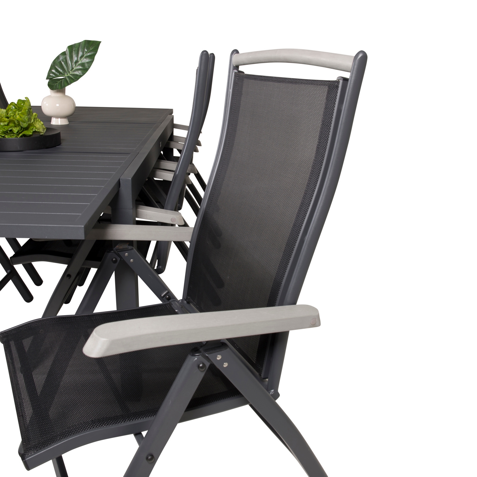 Matgrupp Venture Home Madrid 160/240 med 8 Alenya Stolar