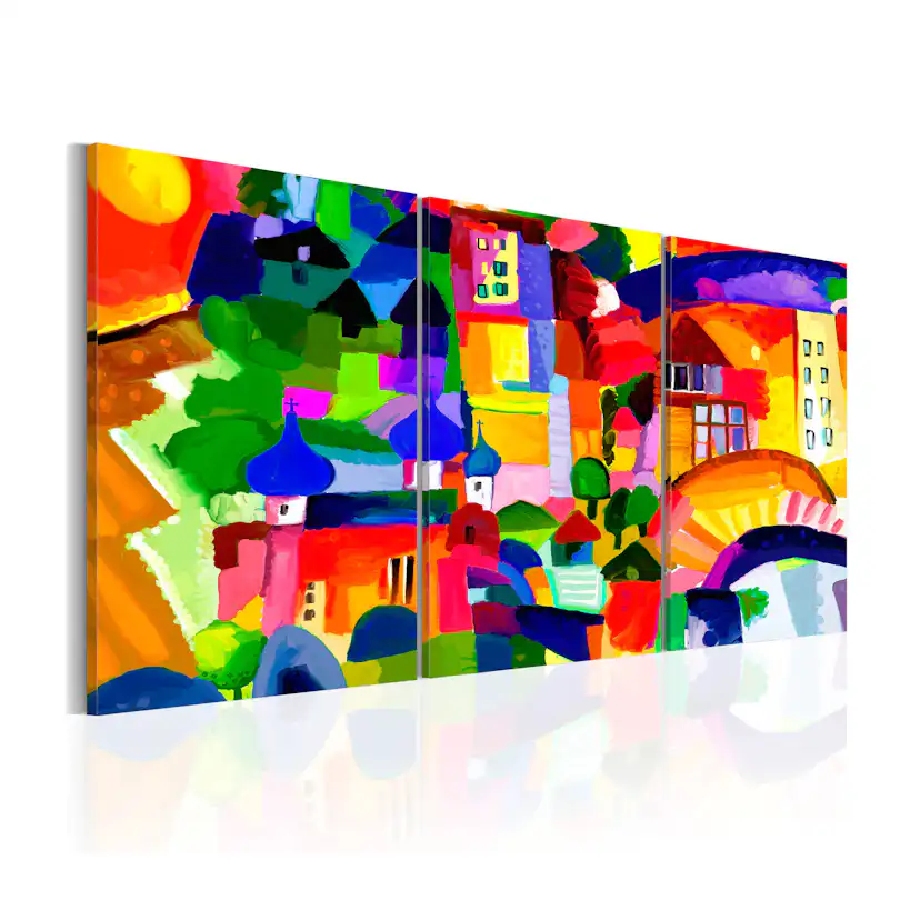 Tavla Arkiio Colourful Town
