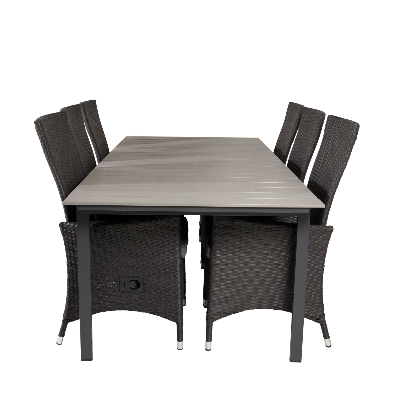 Matgrupp Venture Home Lova 224/324 med 6 Pishi Karmstolar