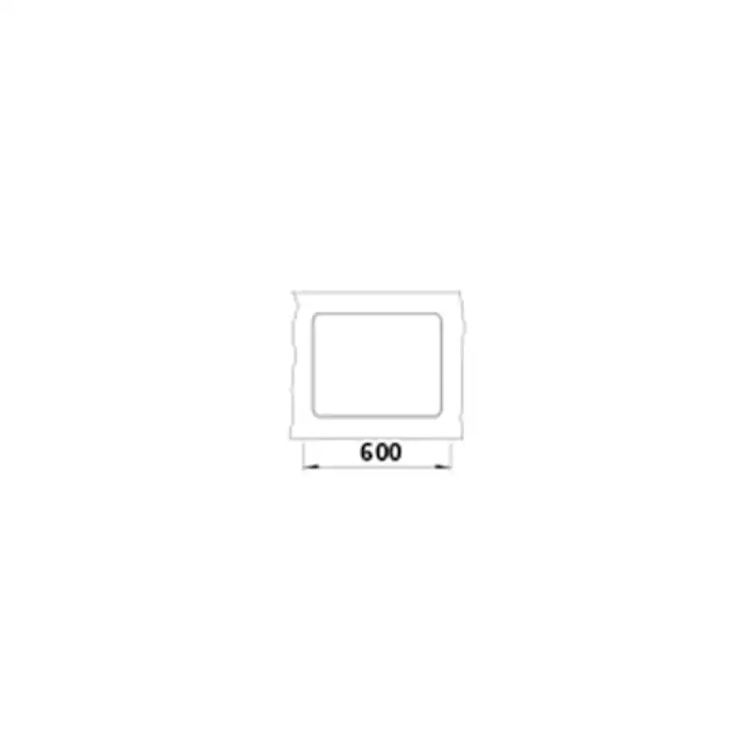 BLANCO ETAGON 500-F SILGRANIT® INFINO - SVART Svart