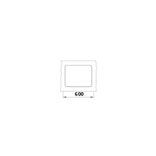 BLANCO ETAGON 500-F SILGRANIT® INFINO - SVART Svart
