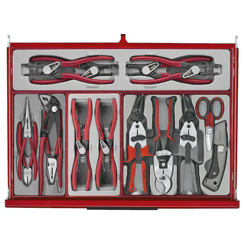 Verktygsset Teng Tools 1008 -Delar Svart