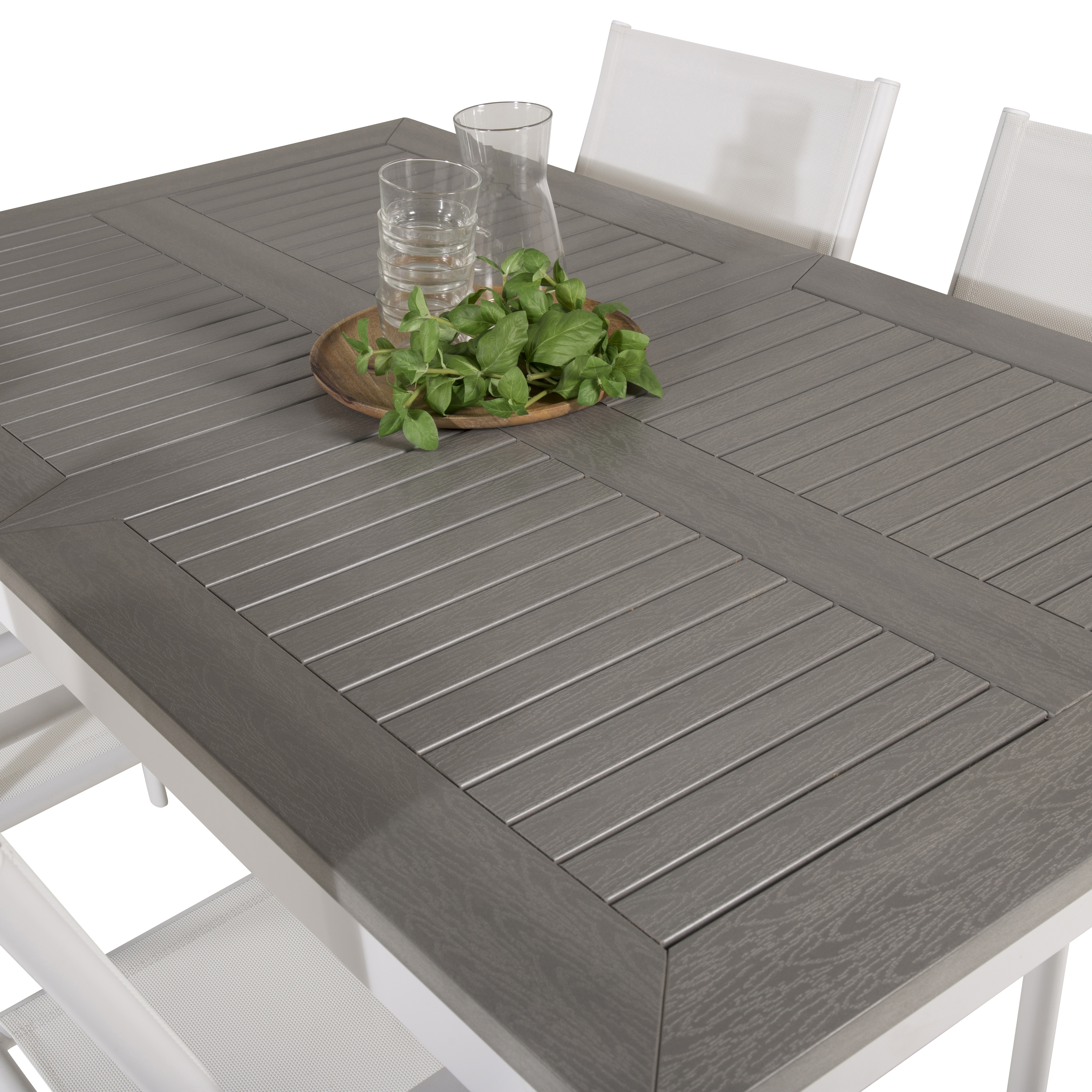 Matgrupp Venture Home Aleyna 160/240 med 4 Siri Matstolar