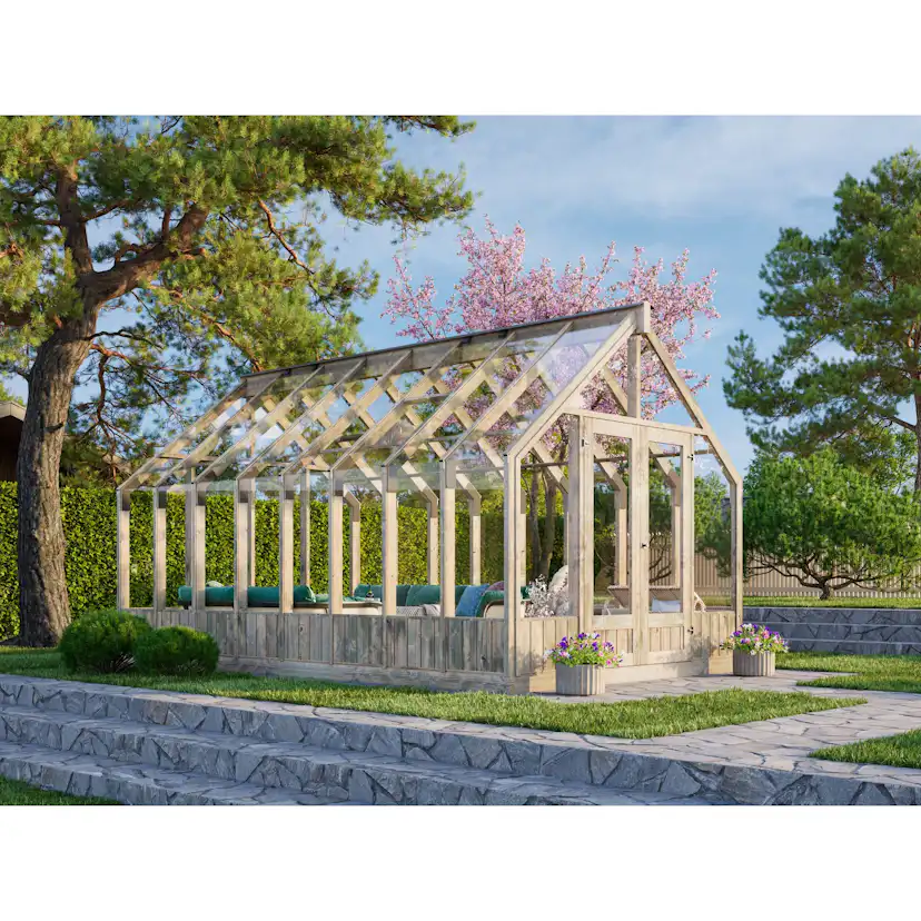 Växthus Palmako Emilia 14,5 m2