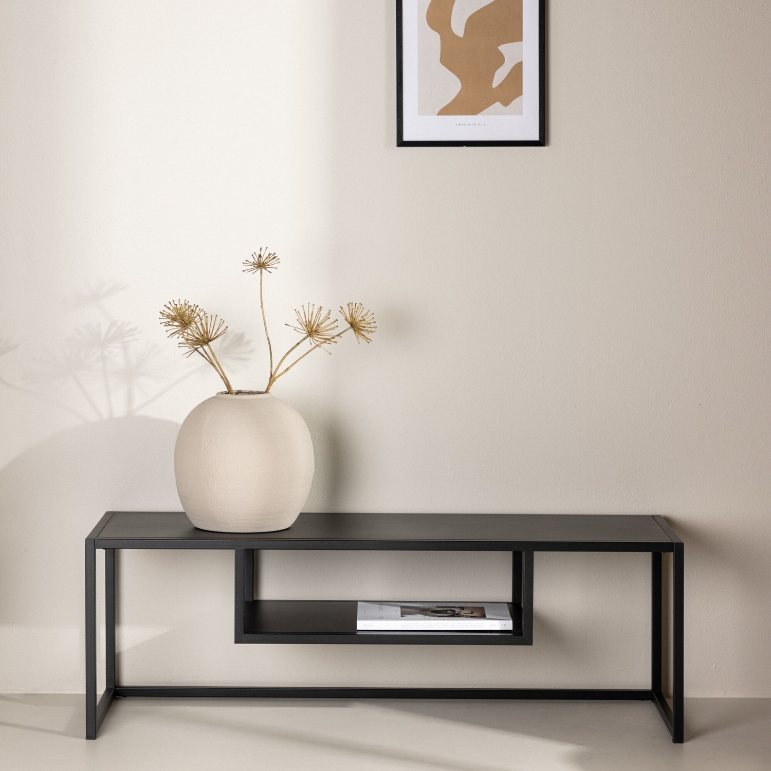 Riverside TV-Stand - Black / Black Svart