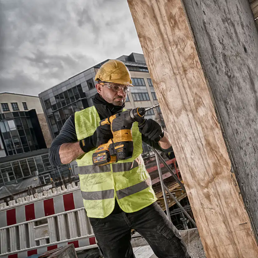 Borrhammare Dewalt DCH333X2-QW Med batteri och laddare 54 V