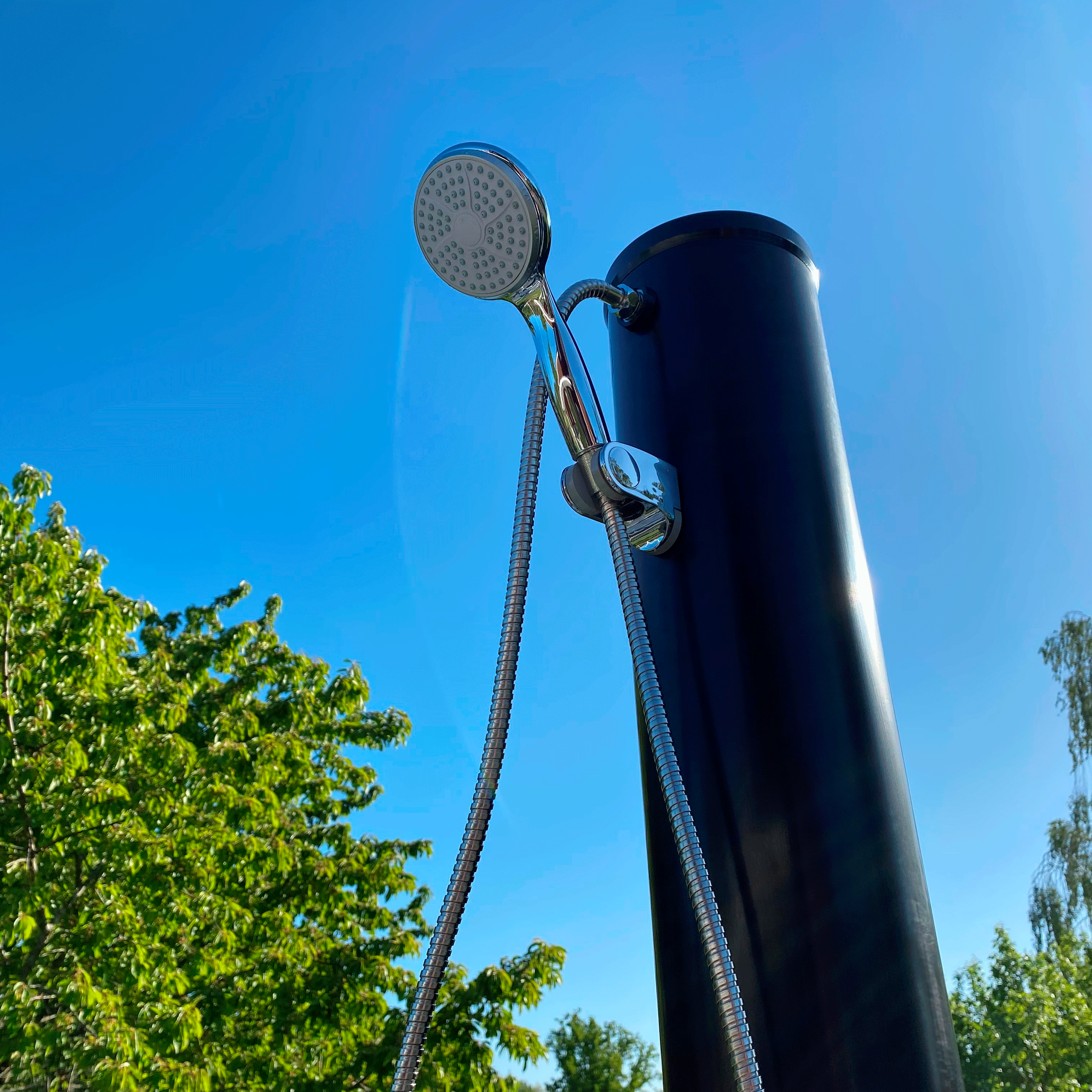 Utedusch Demerx Sunny 40-1 Soluppvärmd Trädgårdsdusch med Duschhandtag