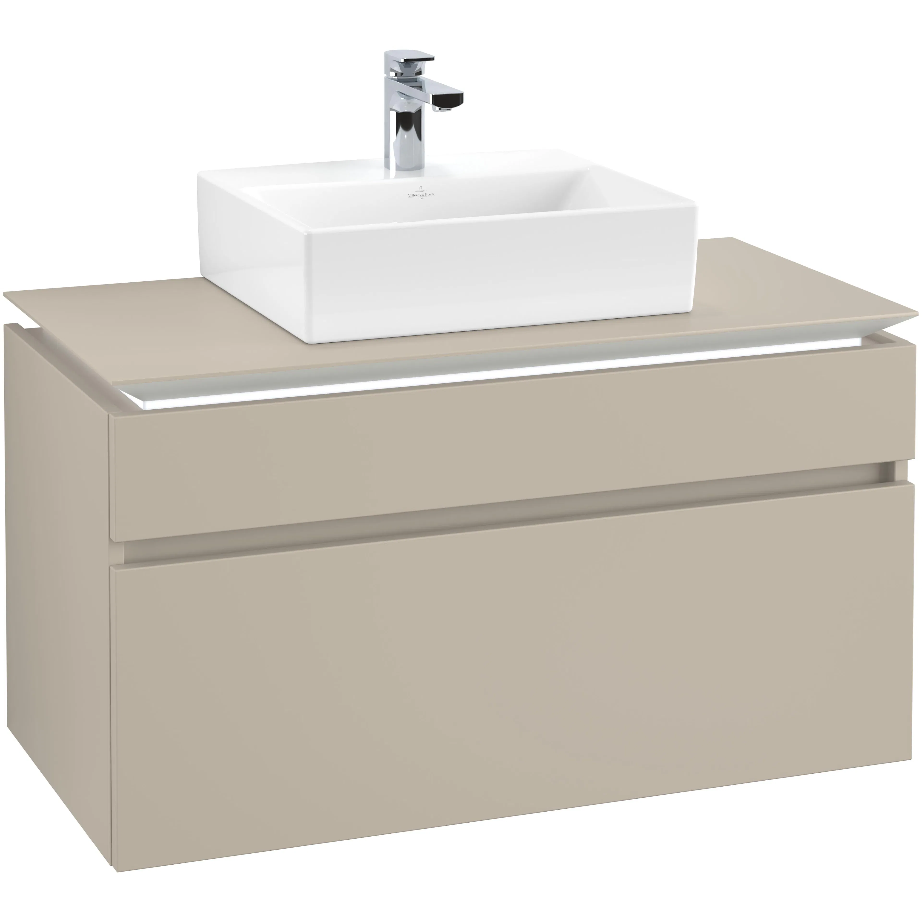 Tvättställsskåp Villeroy & Boch Legato 1000 med 2 Lådor för Tvättställ från Memento
