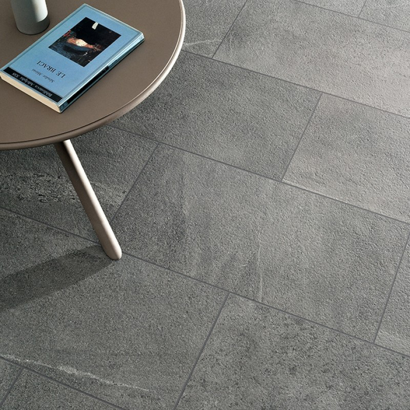 Klinker Coem Ceramiche Brit Stone Mörkgrå Grå 30x60 cm Matt