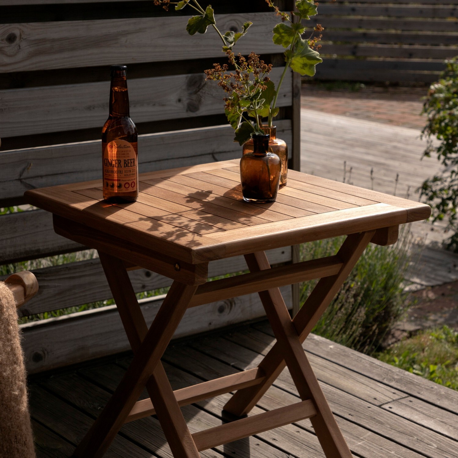 Loungebord Venture Home Kenya Teak 50×50 cm Utomhus